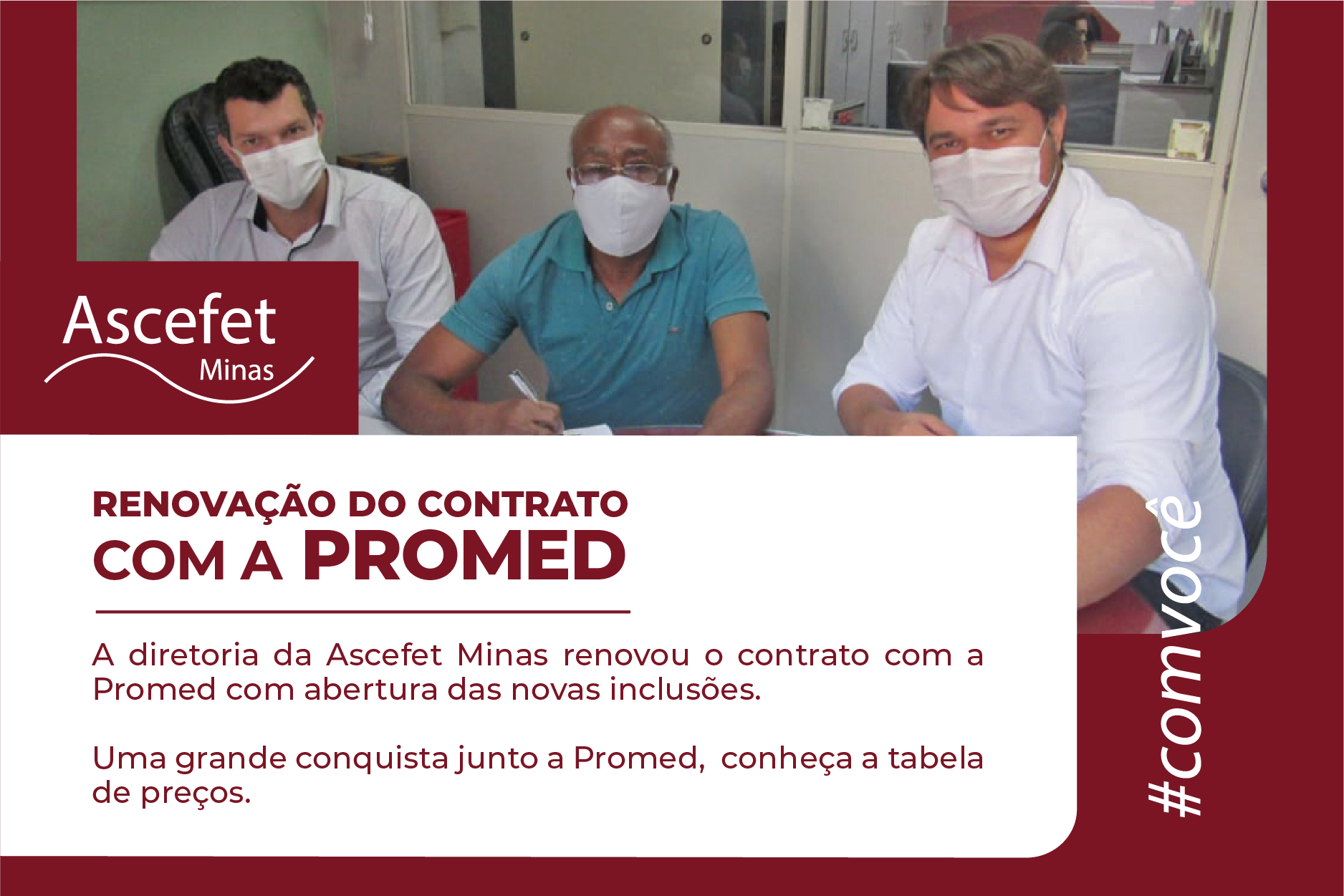 Contrato renovado com a Promed!