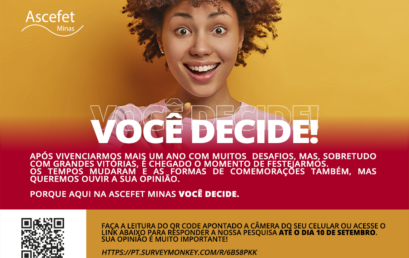 Você Decide! Acesse o link e responda a pesquisa: https://pt.surveymonkey.com/r/6B58PKK