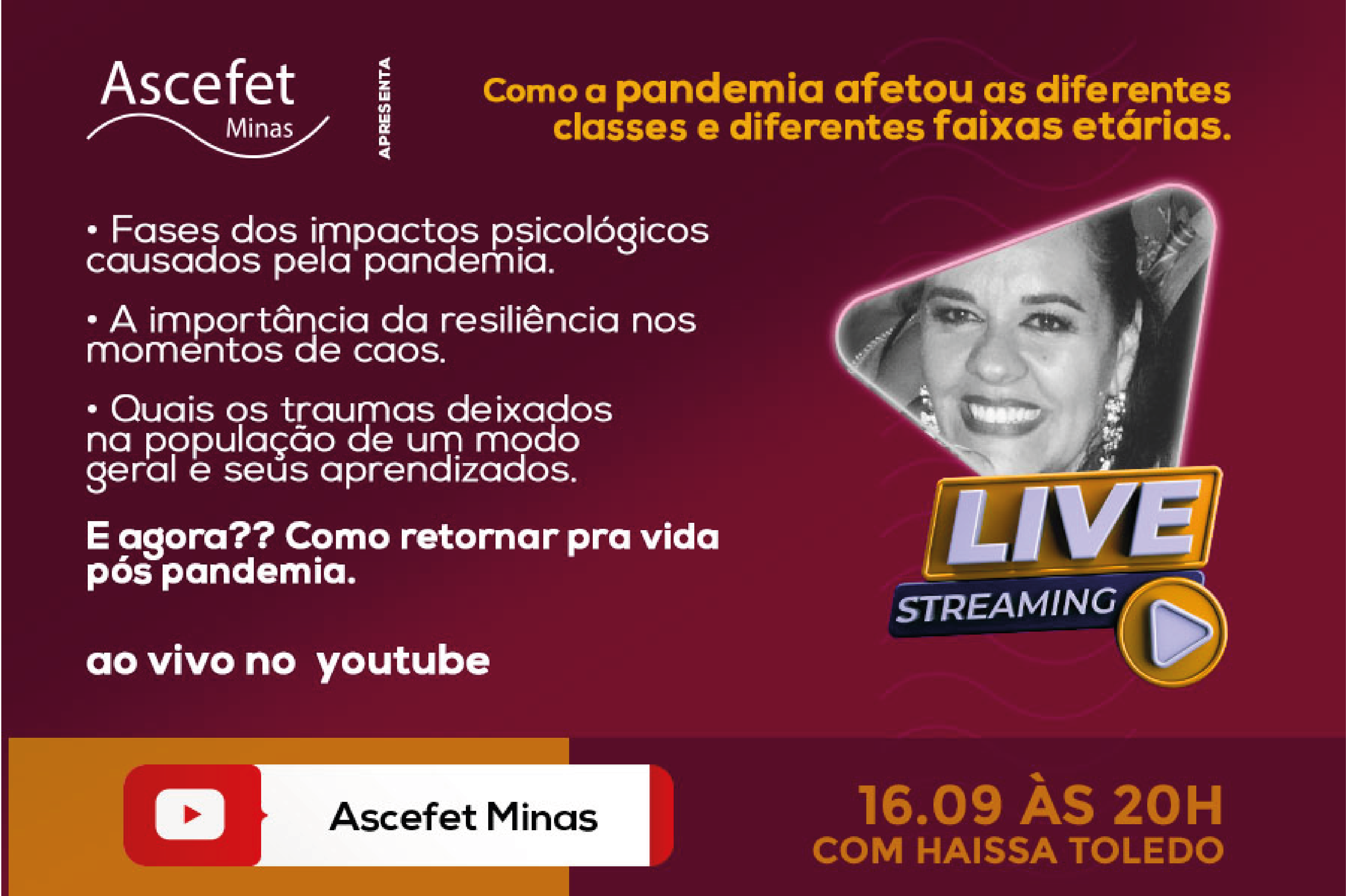 LIVE ASCEFET 16/09 COM HAISSA TOLEDO