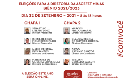 Eleições para a diretoria da ASCEFET MINAS