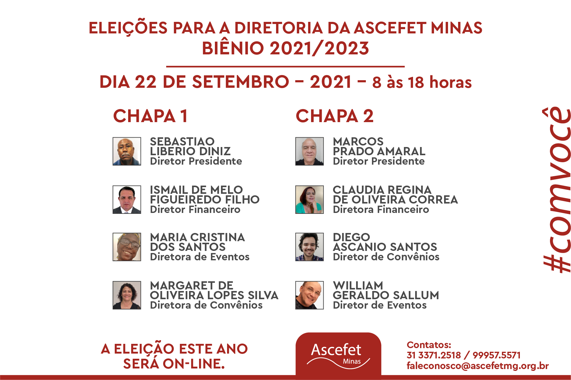 Eleições para a diretoria da ASCEFET MINAS