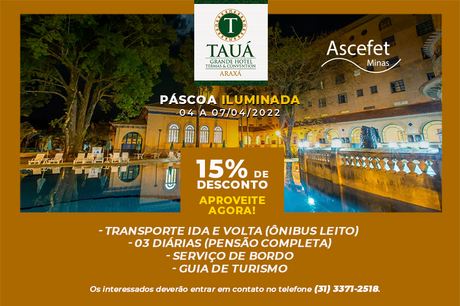 15% de desconto para o passeio, aproveitem!