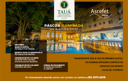 Páscoa Iluminada no Tauá Grande Hotel de Araxá