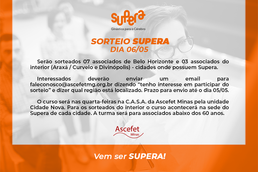 SORTEIO SUPERA