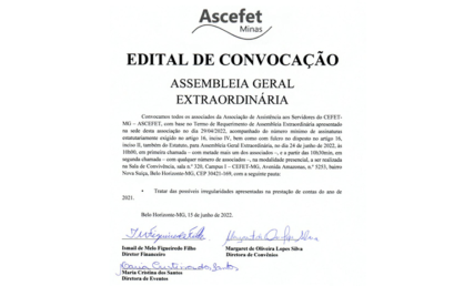 EDITAL DE CONVOCAÇÃO