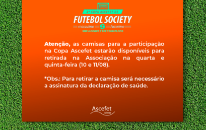 Retirada das camisas para a Copa Ascefet de Futebol Society