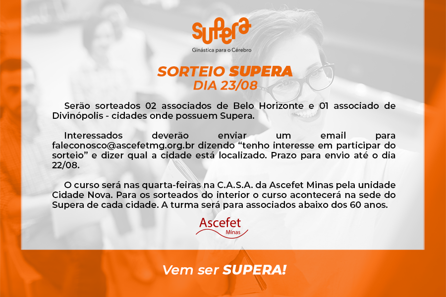 SORTEIO SUPERA