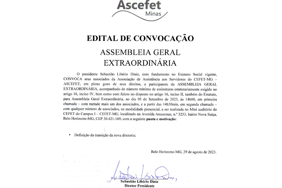 Edital de Convocação