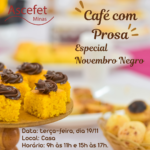 Café com Prosa 19/11/2024