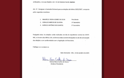 Designação da Comissão Eleitoral