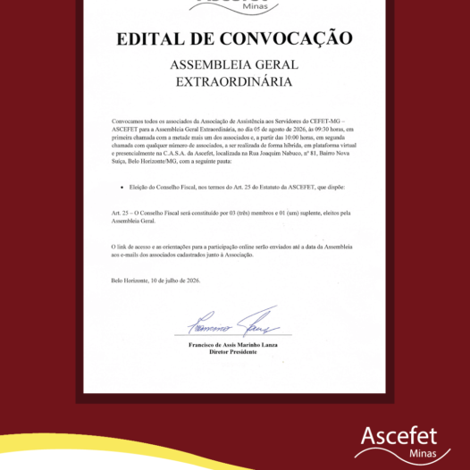 Edital de Convocação – Assembleia Geral Extraordinária